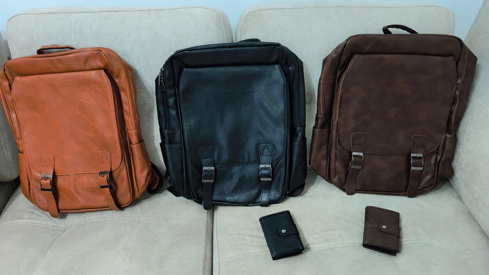 SET DE CUERO PREMIUM VARON