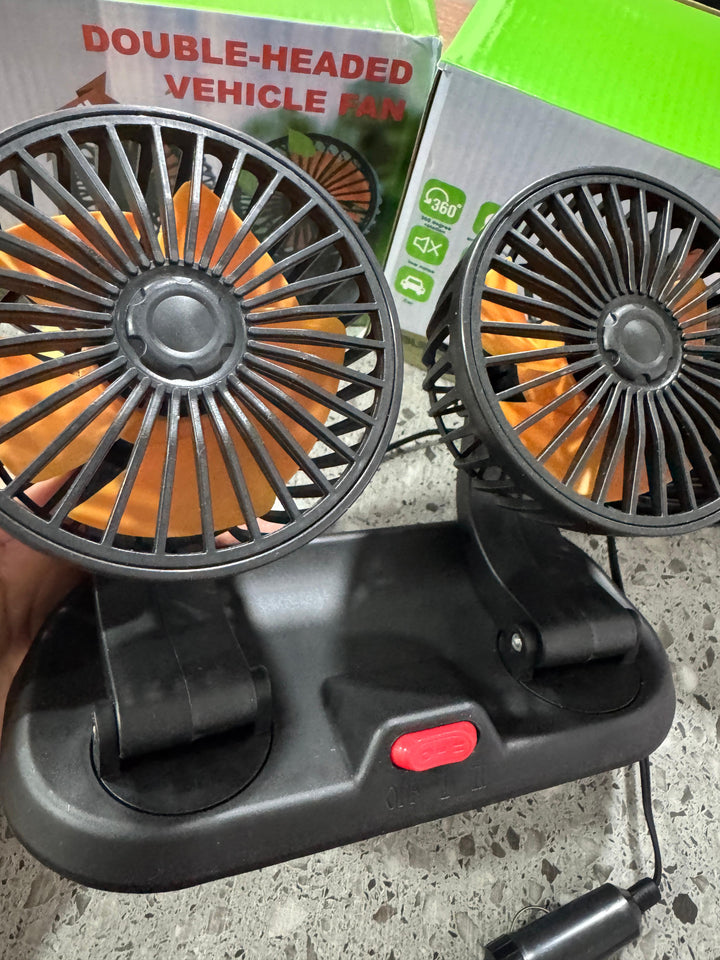 VENTILADOR DOBLE PARA CARRO